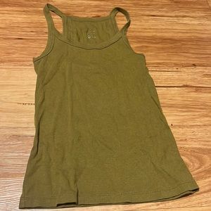A new day safari green tank top used medium